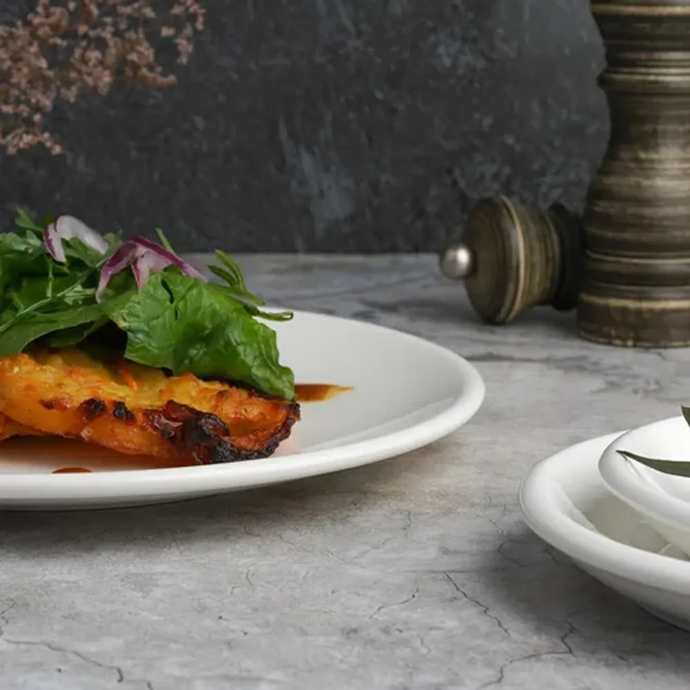 Тарелка d 23 см без борта белая фарфор P.L. Proff Cuisine [6]