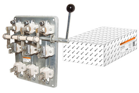 Рубильник РПБ-1/1П У3 TDM (100А,  правый привод, без плавких вставок) TDM SQ0730-0031