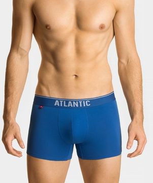Трусы мужские боксеры (3шт), Atlantic 3MH-045, бирюзовые + голубые + темно-синие