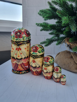 Матрешка сказка микс 5мест 15см