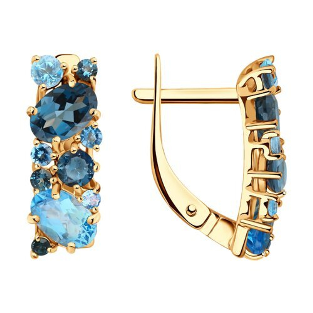 Серьги из золота 585 пробы