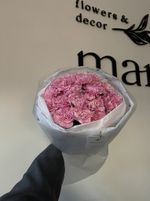 Букет из диантусов в розовом оттенке