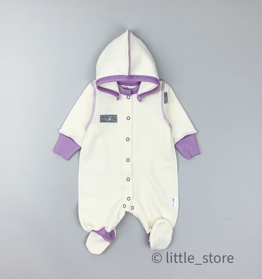 Комбинезон утепленный "Нежный возраст" Молочный