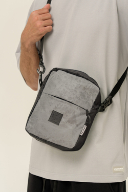 Сумка мессенджер KUL'TURA "MARBLE REFL BIG" Мрамор Рефлектив
