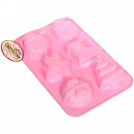 Форма силиконовая «Macarons» Новогодний микс 26*17*3см