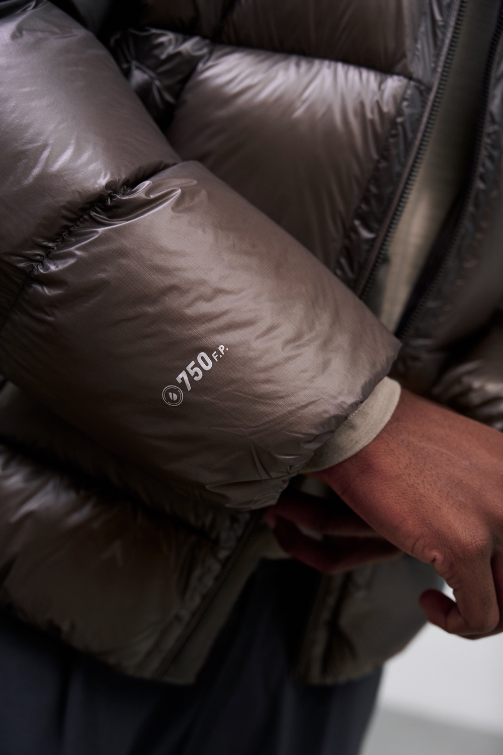 Куртка Nothomme Blue Ultra-Lightweight Water-Repellent Down Jacket "Dark Gray"