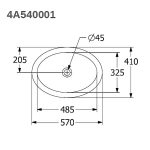 Раковина Villeroy&Boch Loop & Friends 4A540001 альпийский белый