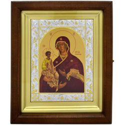 Икона "Троеручица" писанная в монастыре.