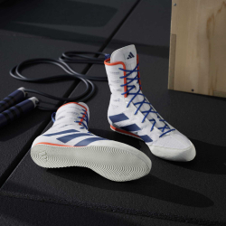 Adidas Высокие кроссовки Box Hog 4, белый/синий