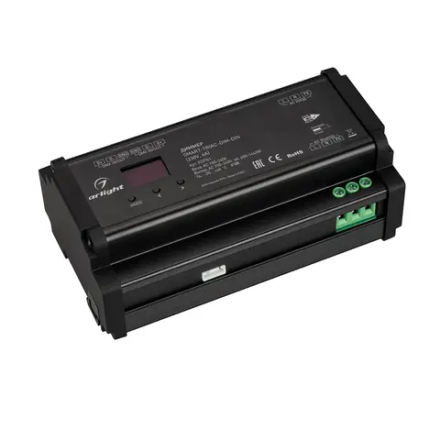 Диммер SMART-TRIAC-DIM-DIN (230V, 6A) (Arlight, IP20 Пластик, 5 лет) 033761