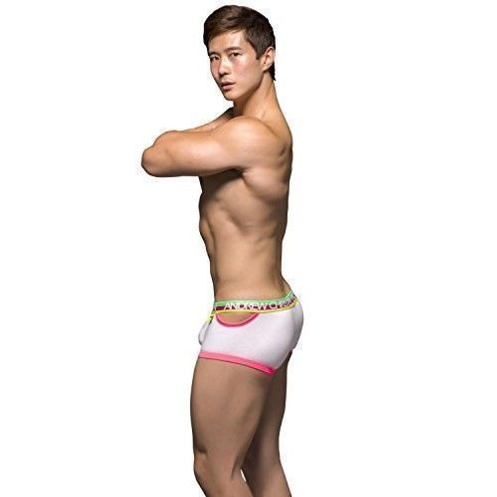 Мужские трусы боксеры Andrew Christian Teaser Boxer White  AC9756