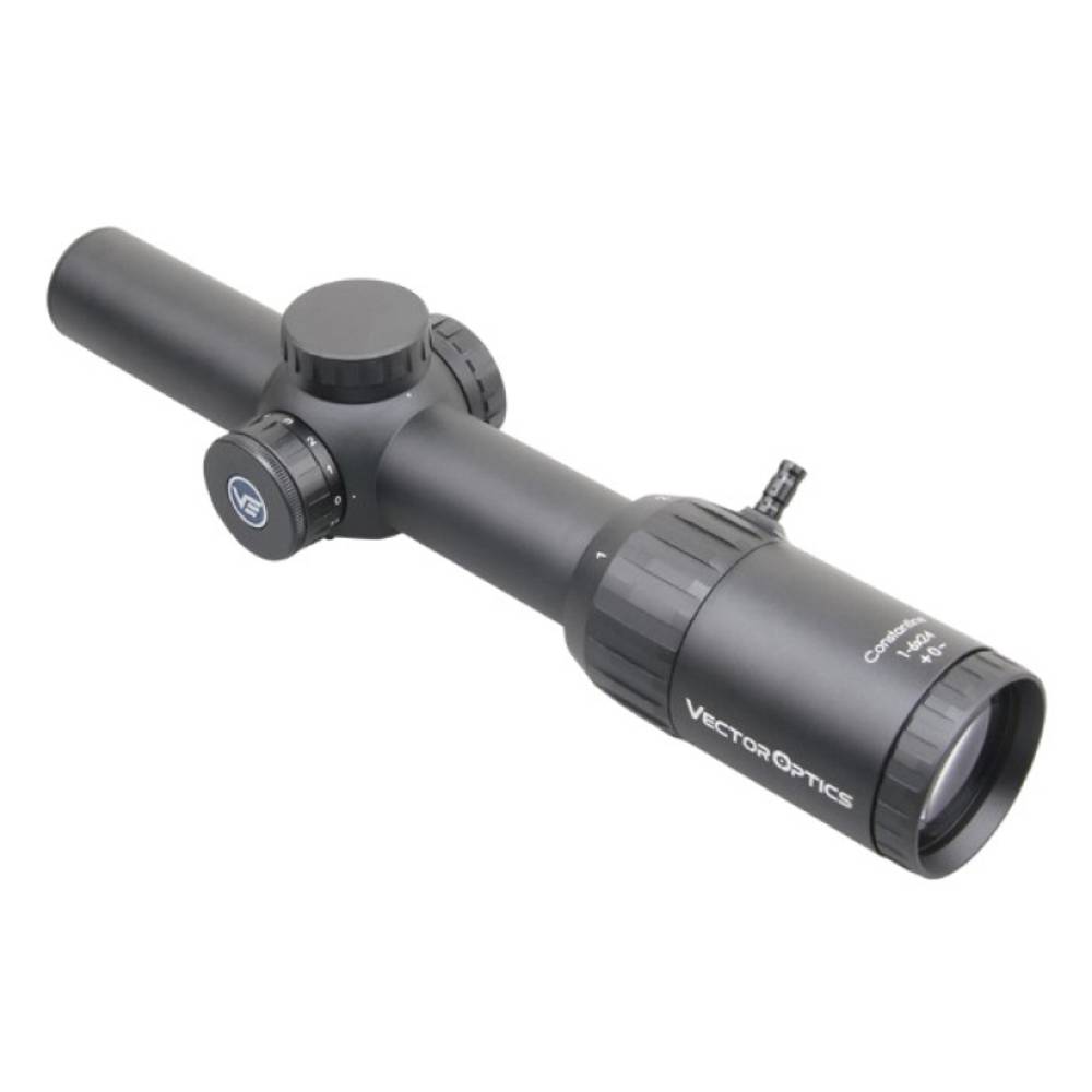 Прицел Vector Optics Constantine 1-6x24, ( Сетка Fiber Center Dot / с подсветкой )