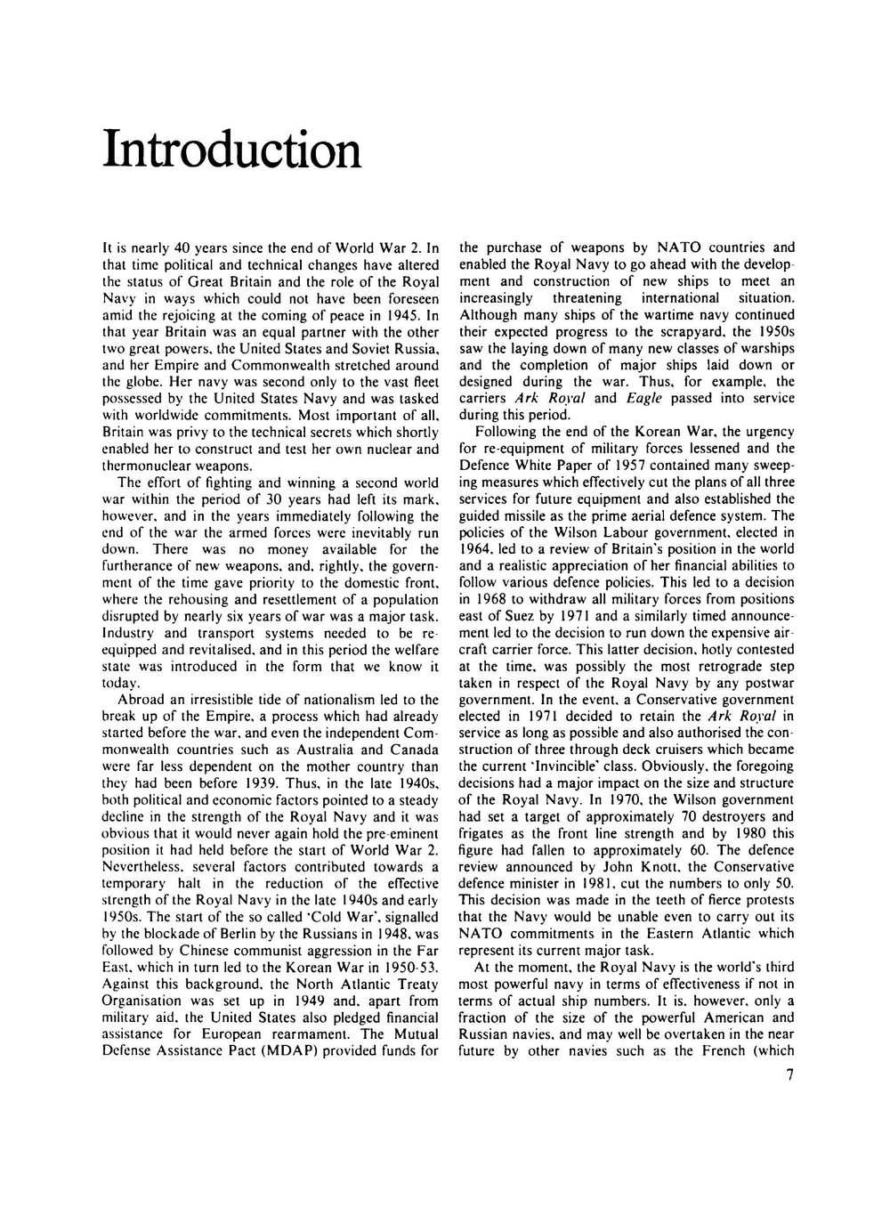 Royal Navy Frigates 1945-1983 | L. Marriott