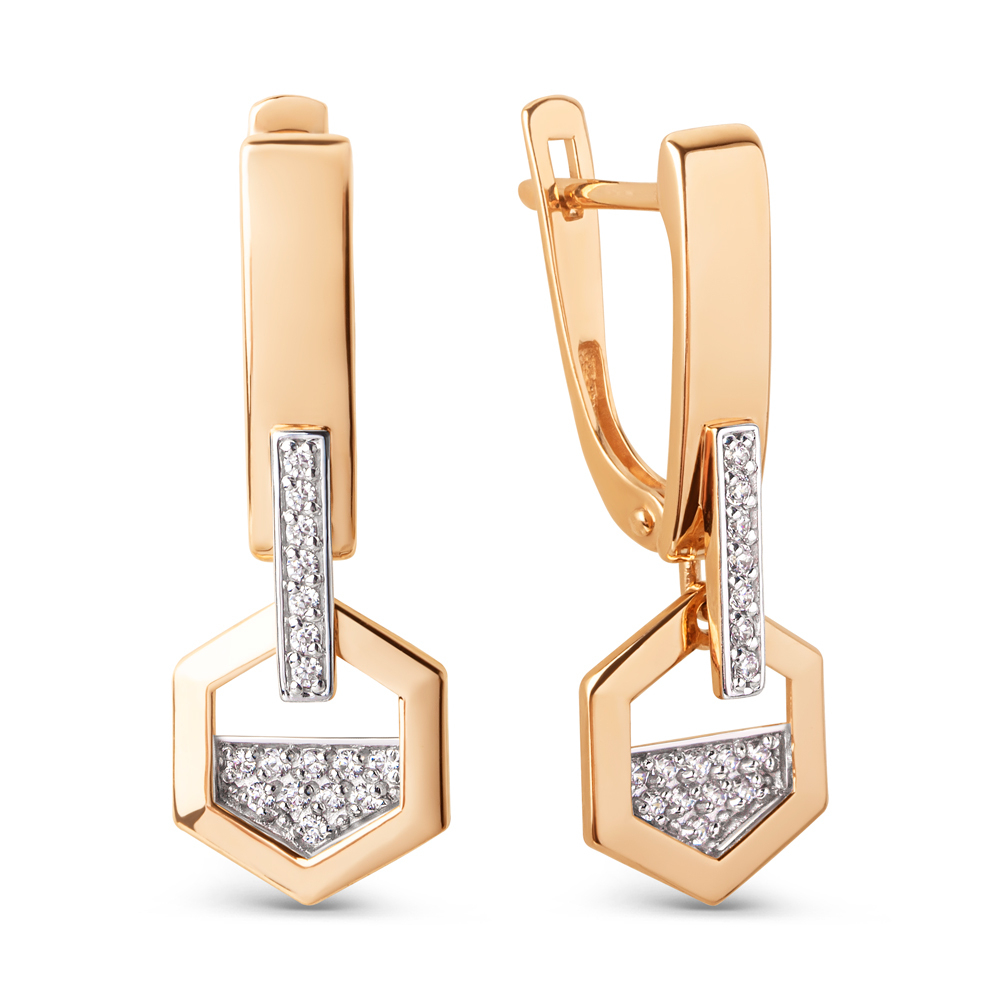Серьги из золота 585 пробы