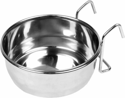 АНКУР AECCN-03 Кормушка металлическая для птиц и грызунов с навесным креплением, 550 мл