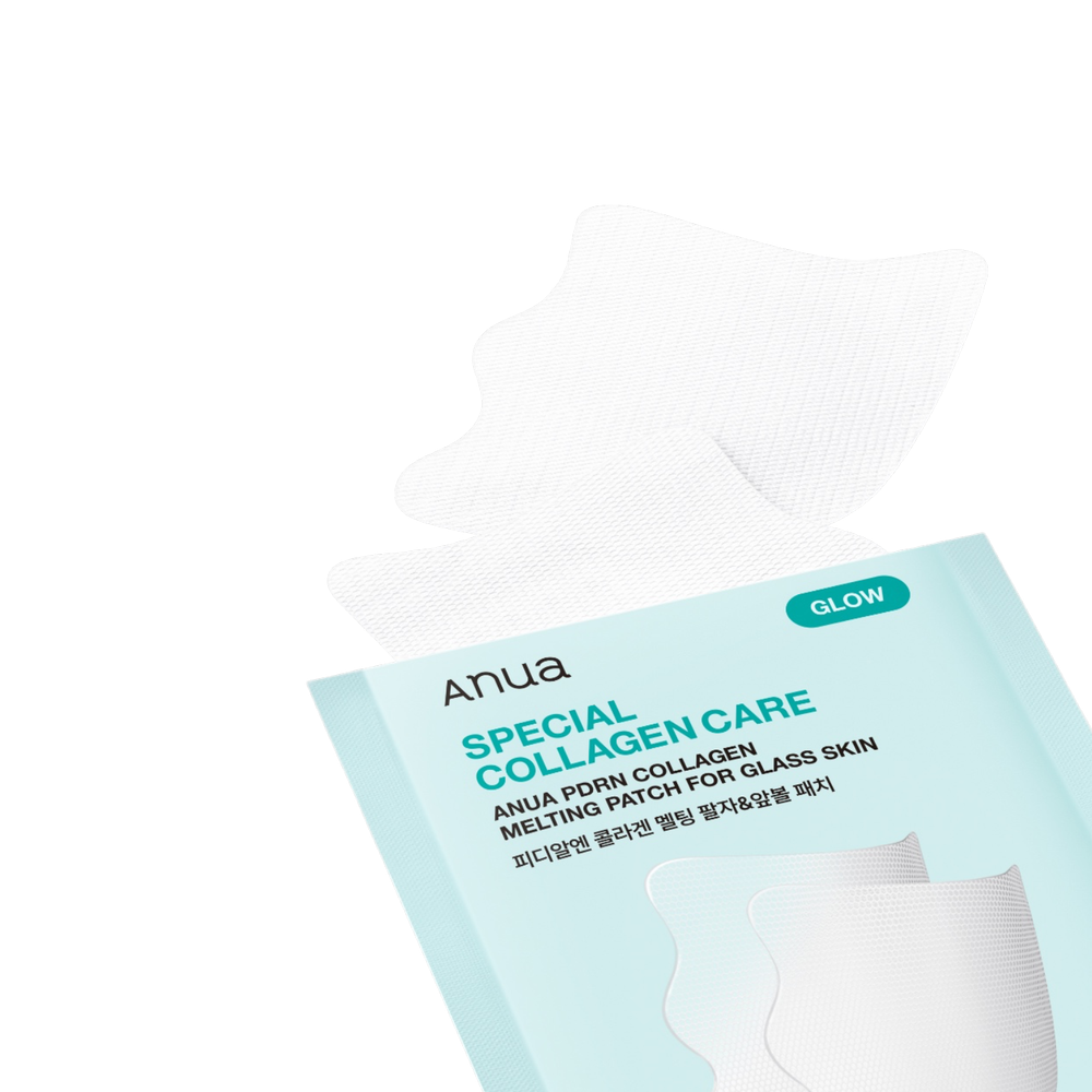 ANUA Набор тающих патчей для лица PDRN Collagen Melting Patch For Glass Skin, 4 шт