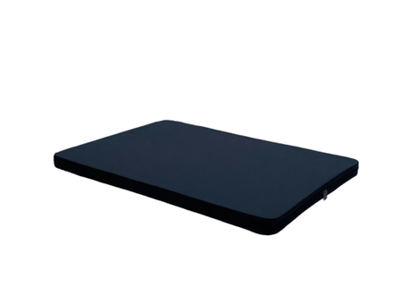 Лежак матрас для большой собаки размер XL ортопедический Brutal Heart сине-серый WhiteWolf