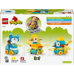 Конструктор LEGO DUPLO 10448 Зверушки на колёсах 3 в 1 — фото 4