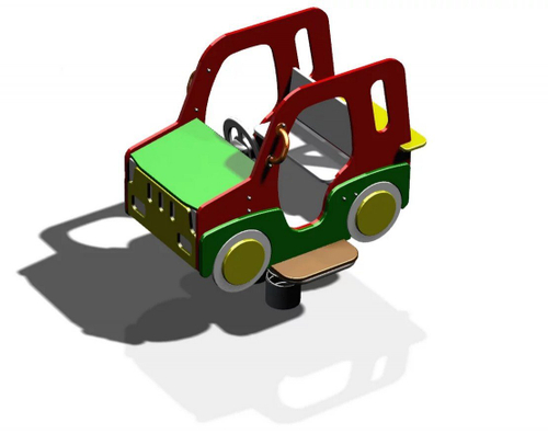 Качалка на пружине Джип D.Kp.008