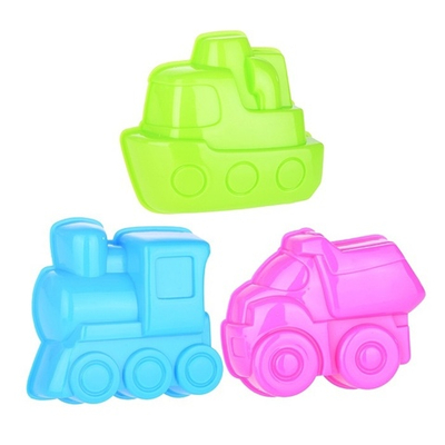 Формочки "Транспорт" 3 шт. 080