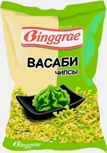 Чипсы Binggrae со вкусом васаби 40г
