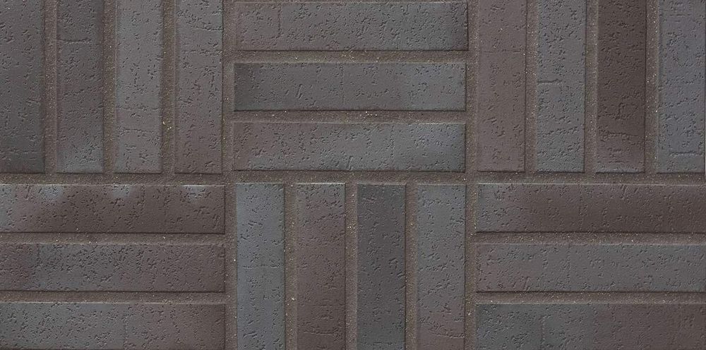 Stroeher, Spaltklinker, metallic schwarz - цвет 336, 240x52x18 - Клинкерная тротуарная брусчатка