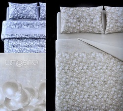 Постельное белье 2 спальное евро макси Emanuel Ungaro Perle серое