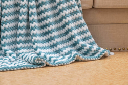 Плед 160х220 Sofi De MarkO Гринда морская волна