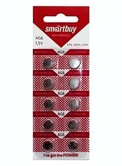Элемент питания Smartbuy AG6 ВL/10 (комплект 10 шт)