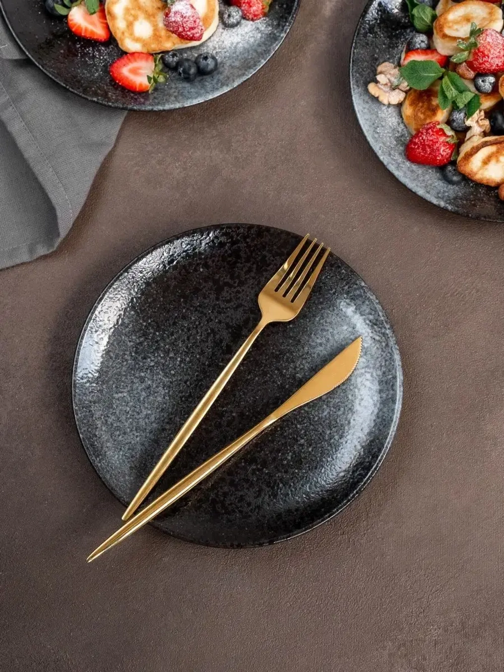 Набор посуды 2 тарелки 21 см десертные плоские для ресторана