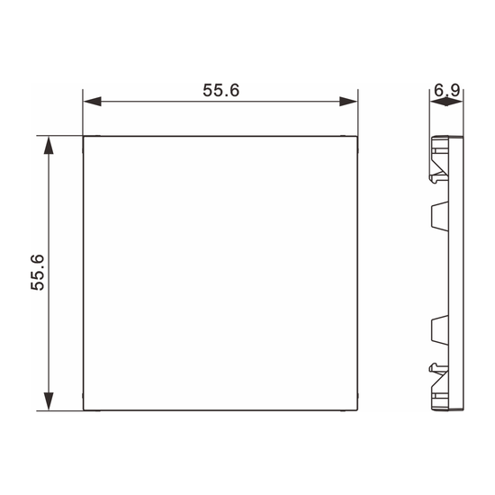 Заглушка (накладка),  мокко,  серия A07