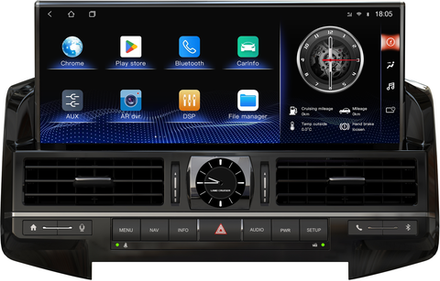 Магнитола для Toyota Land Cruiser 200 2015-2021 (с JBL и 360) - Carmedia ZH-T1269 монитор 12.3" на Android 12, 8/128Гб, CarPlay, 4G SIM-слот