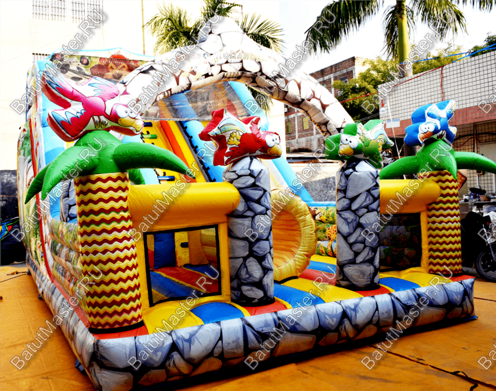 Коммерческий надувной батут "Солнечный остров" 7.5*5*5 м