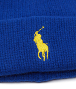 Хлопковая шапка POLO RALPH LAUREN - темно-голубой(455931421)