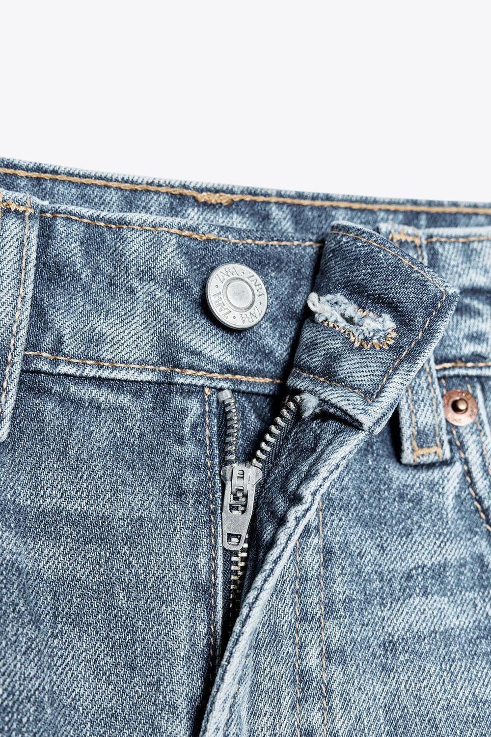 Шорты trf mom fit с высокой посадкой