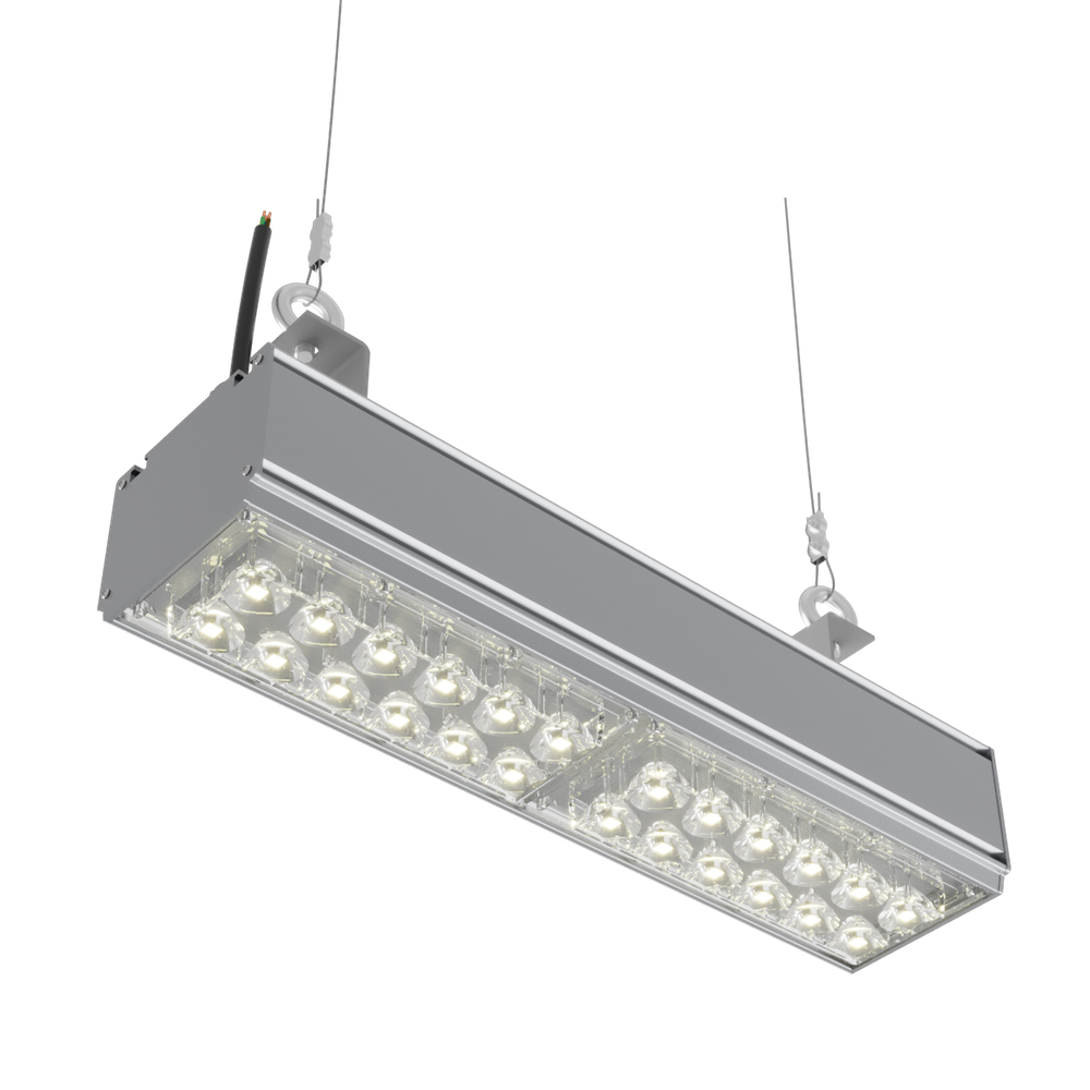 Светильник LED ПАЛЛАДА ДСП02-50-202-4К Г60 50Вт 4000К IP65 Прозрачный 8500лм 365х91х135мм WOLTA PRO