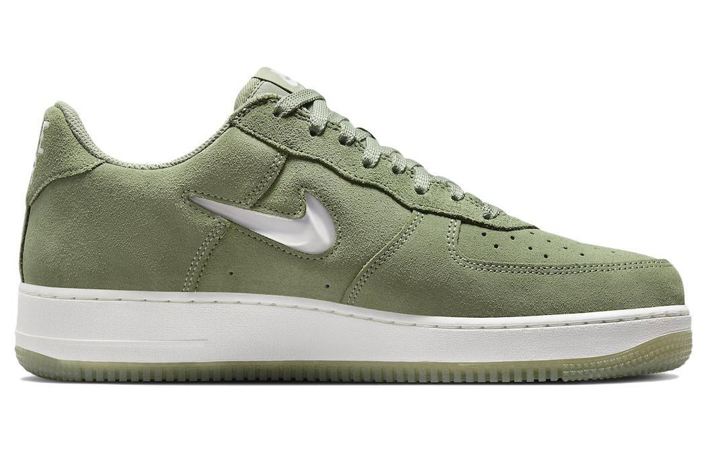 Кроссовки Nike Air Force 1 Low Jewel "Oil Green" (Женская размерная сетка)