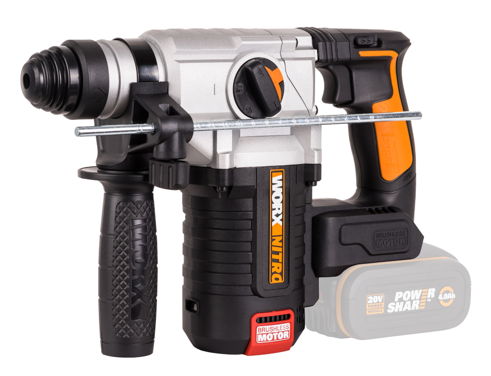 Перфоратор аккумуляторный бесщеточный WORX WX380.9