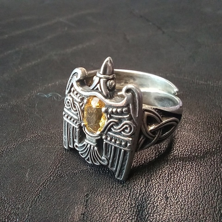 Кольцо "Огненный сокол Рарог"