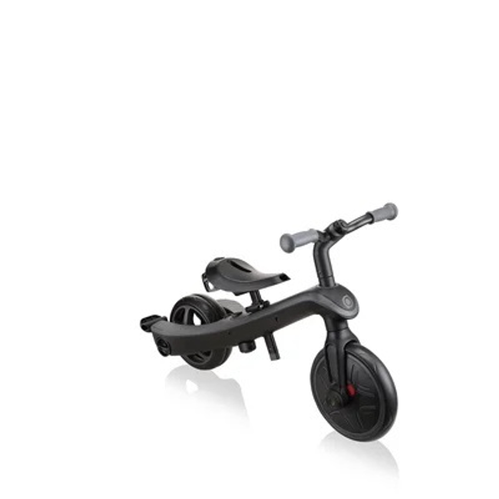 Велосипед-беговел Globber Trike Explorer 4 в 1 Deluxe Play Black-Grey