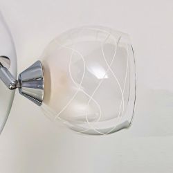 Citilux Самба CL158161 Люстра с поворотными плафонами Белая Хром