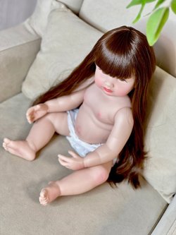 Кукла Реборн виниловая 55см без одежды (FA-272W)