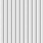 Панель Стеновая Реечная МДФ Stella Beats Standart Белый 2700x119x16 (4шт.упак.)