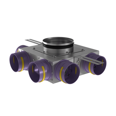 Присоединительная коробка концевая KVF 160/90×6 на 6 выходов