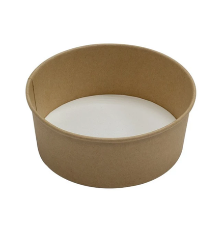 Контейнер бумажный 750 мл d=150мм, h=60мм Double Kraft