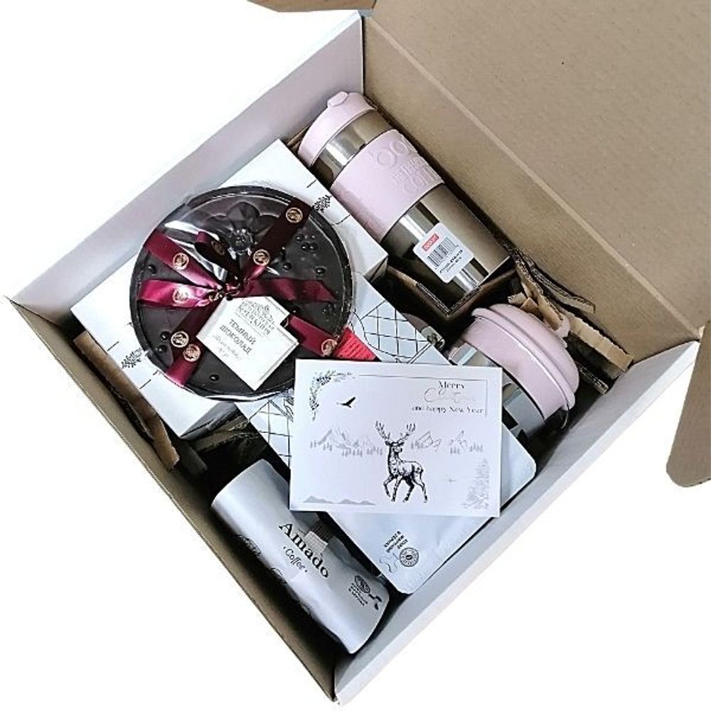 Подарки в коробке - купить корпоративные наборы в интернет магазине Счастливый Подарок.