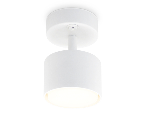 Накладной спот с выключателем TA132 WH белый GX53 max 12W D79*134*D84