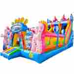 Коммерческий надувной батут «В гостях у дельфинов 2», 10*5*5 м