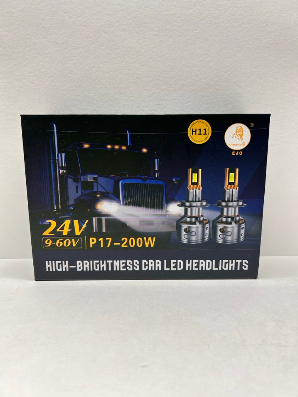 H11 / Автомобильные светодиодные лампы, H11, 200W, 12-60 вольт, LION LED P17, Лев Семнадцать, TG (2 шт. / комплект)