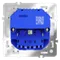 Розетка встраиваемая VOLTUM S70 с заземлением и защитными шторками, 16А, с USB, A+A, (белый матовый) vls040402